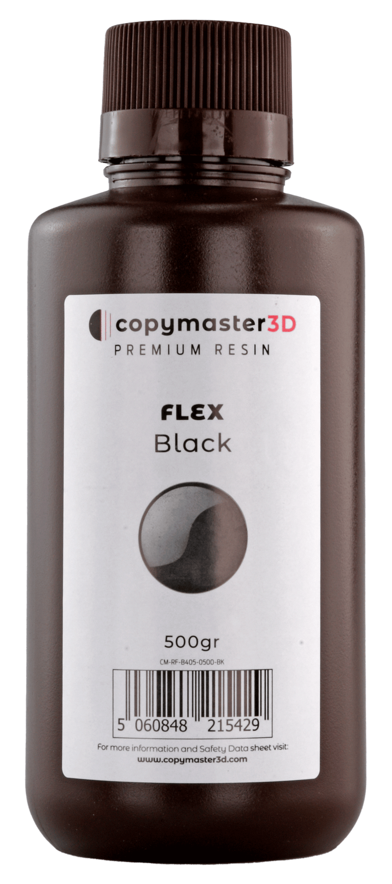 Copymaster3D Flex UV Resin - 500 ml - Black