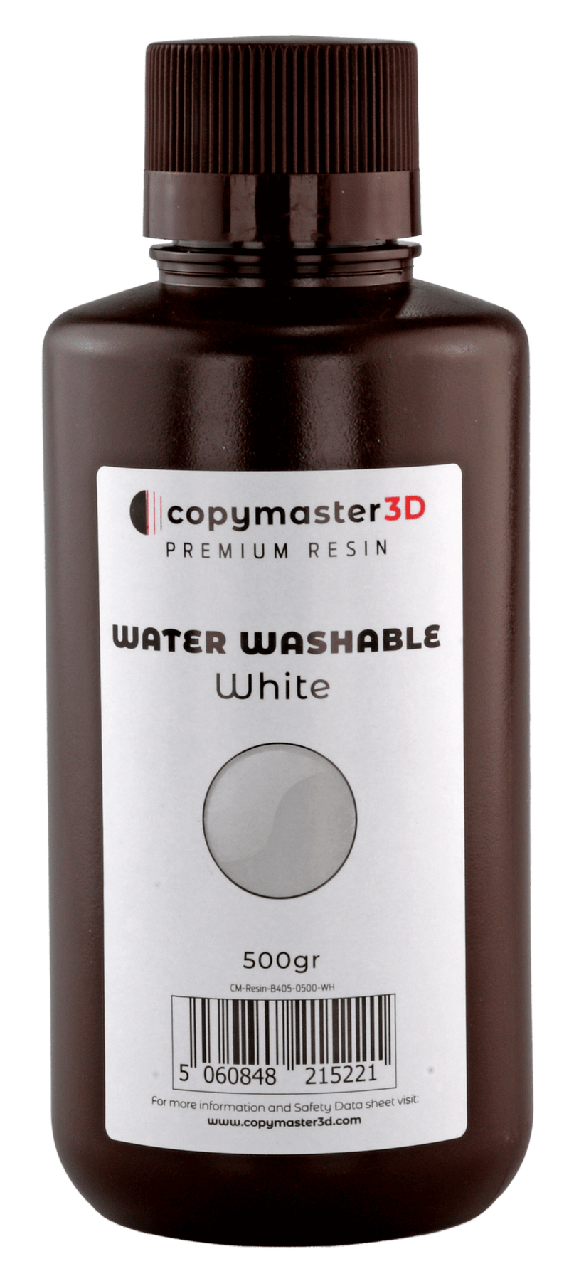 Copymaster3D Water Washable UV Resin - 500 ml - White
