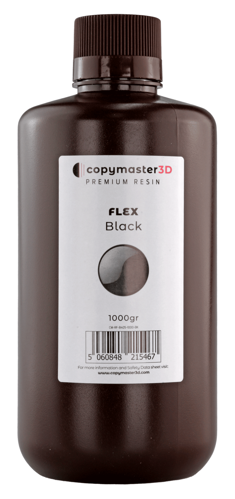 Copymaster3D Flex UV Resin - 1000 ml - Black