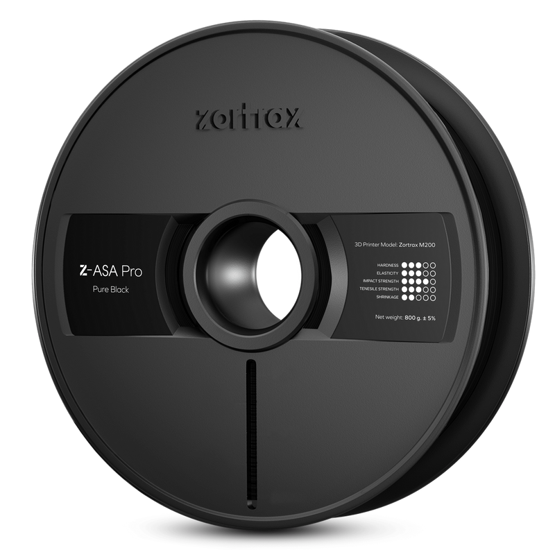 Zortrax Z-ASA Pro filament - 1,75mm - 800g - Pure Black