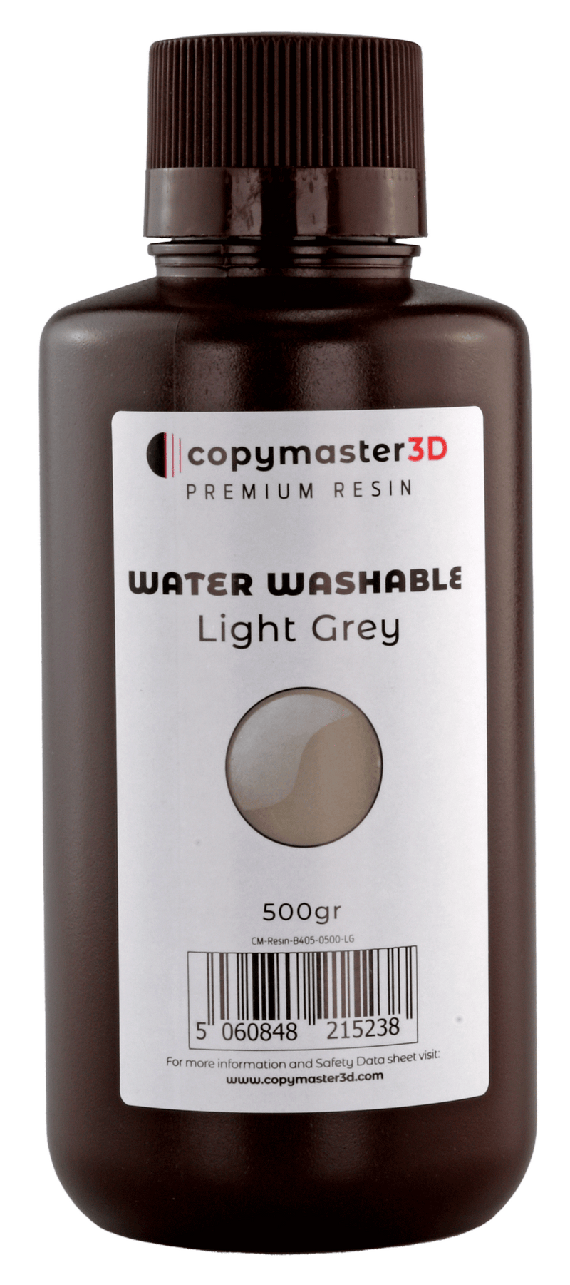 Copymaster3D Water Washable UV Resin - 500 ml - Light Grey