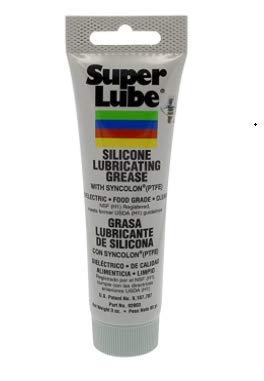 Super Lube 92003 Silicone Lube with PTFE, 3 oz Tube, Translucent White