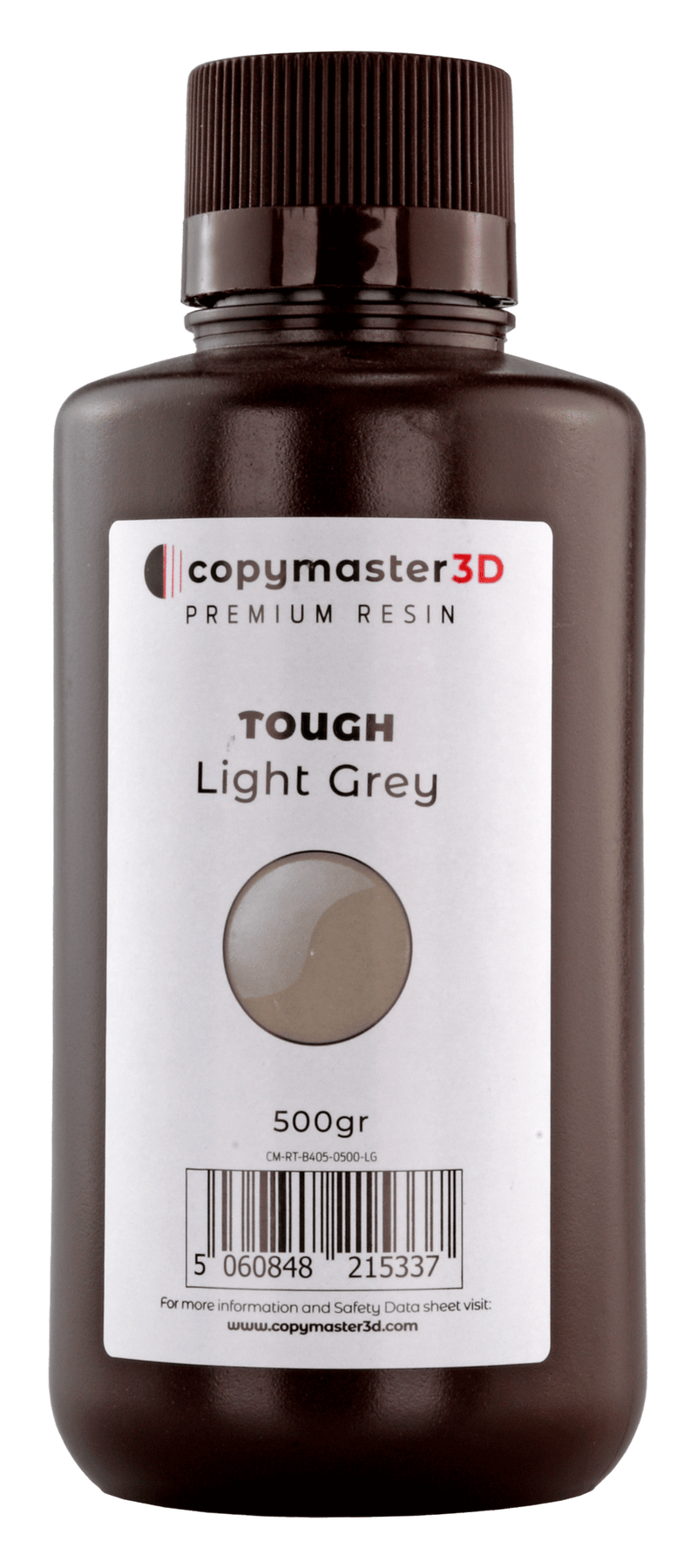 Copymaster3D Tough UV Resin - 500 ml - Light Grey