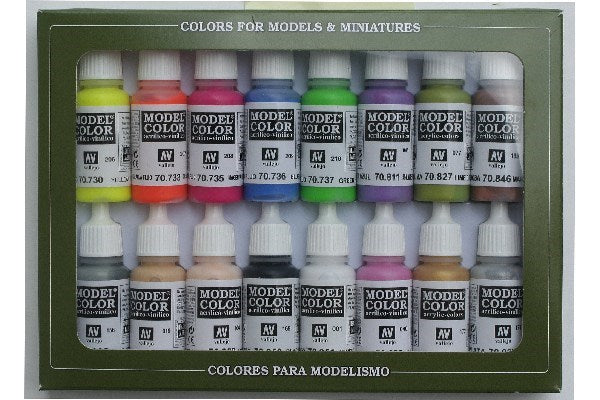 Vallejo Acrylic Model Color Set Wargames Special Colors (16)