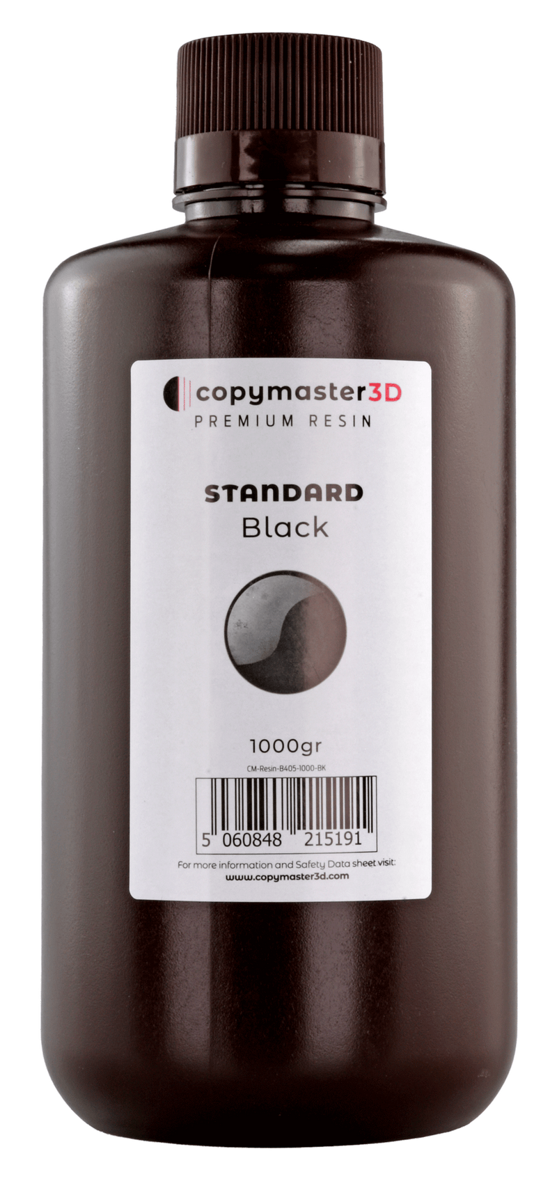 Copymaster3D Standard UV Resin - 1000 ml - Black