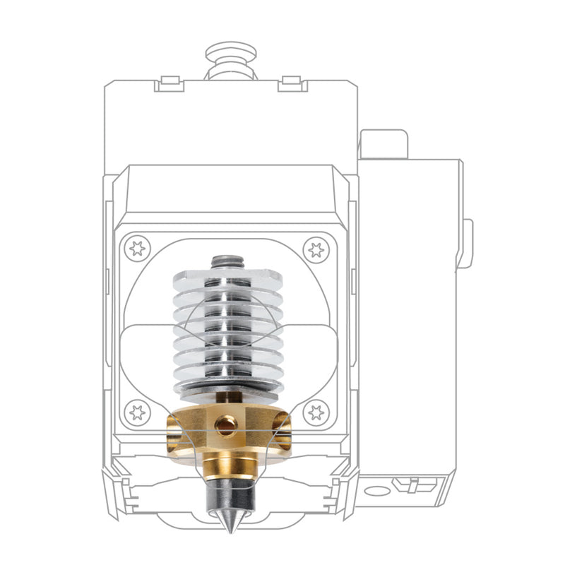 XYZprinting COLOR Hardened Steel Nozzle Extruder