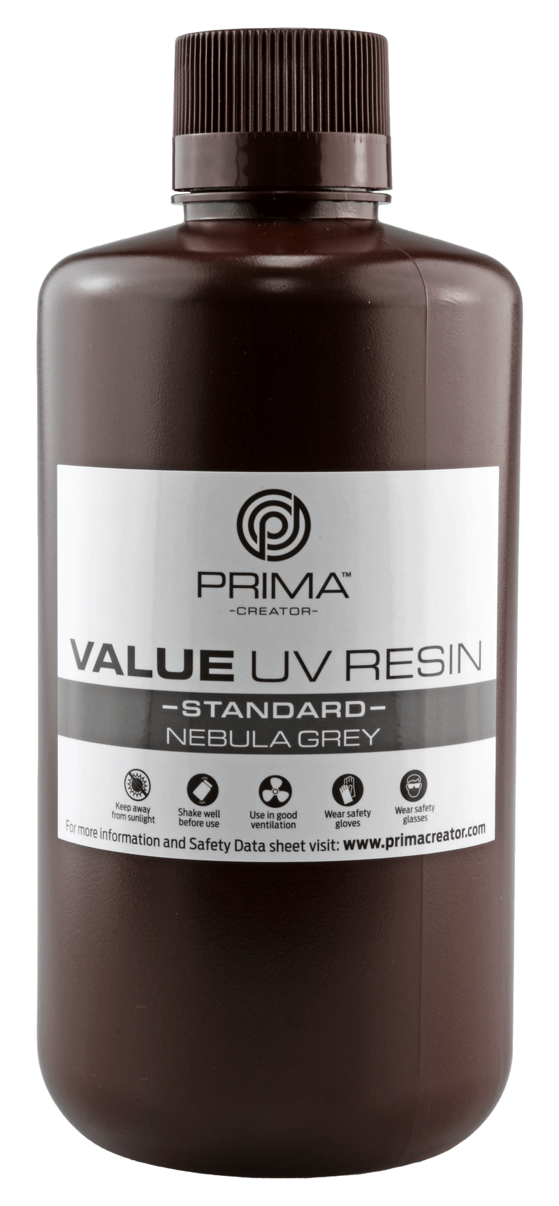 PrimaCreator Value UV / DLP Resin - 1000 ml - Nebula Grey