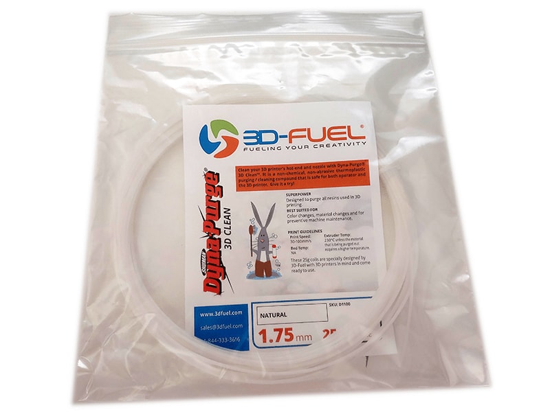 Dyna-Purge® 3D Clean™ Cleaning/Purging Filament - 2,85 mm - 25 g