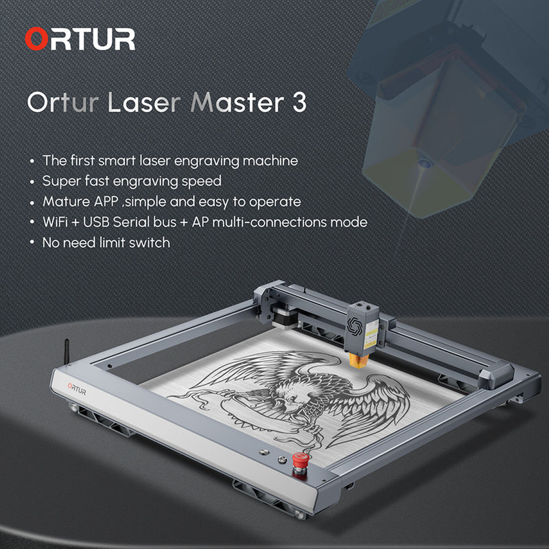 Ortur Laser Master 3 - Laser Engraving & Cutting Machine - 10W