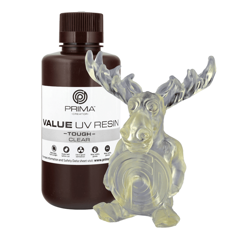 PrimaCreator Value Tough UV Resin (ABS Like) - 500 ml - Clear