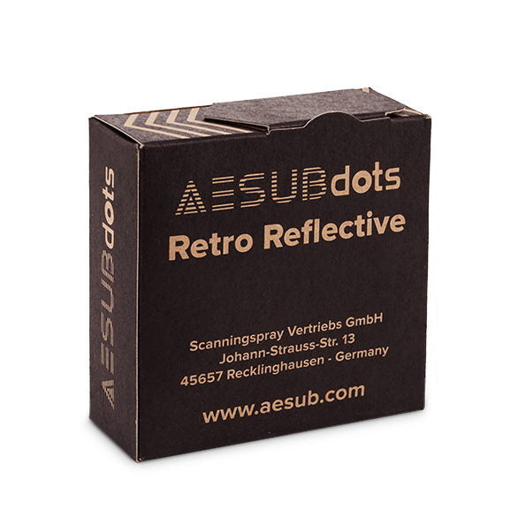 AESUBdots Retro Scanning Targets - 3mm - 3000pcs