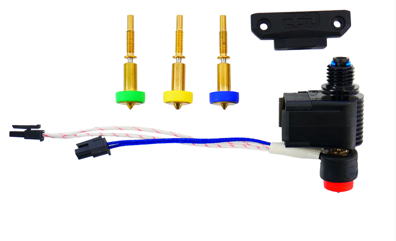 E3D Revo™ Micro Hotend with LGX Adaptor - 24V - Fully Loaded Nozzle Kit