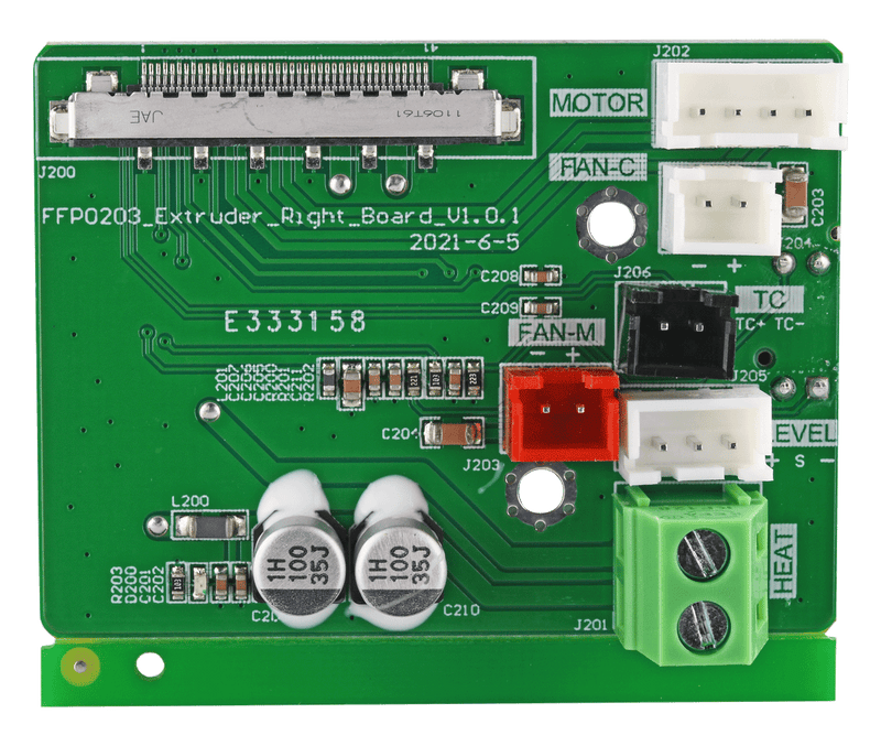 Flashforge Creator 3 Pro Left Extruder Board