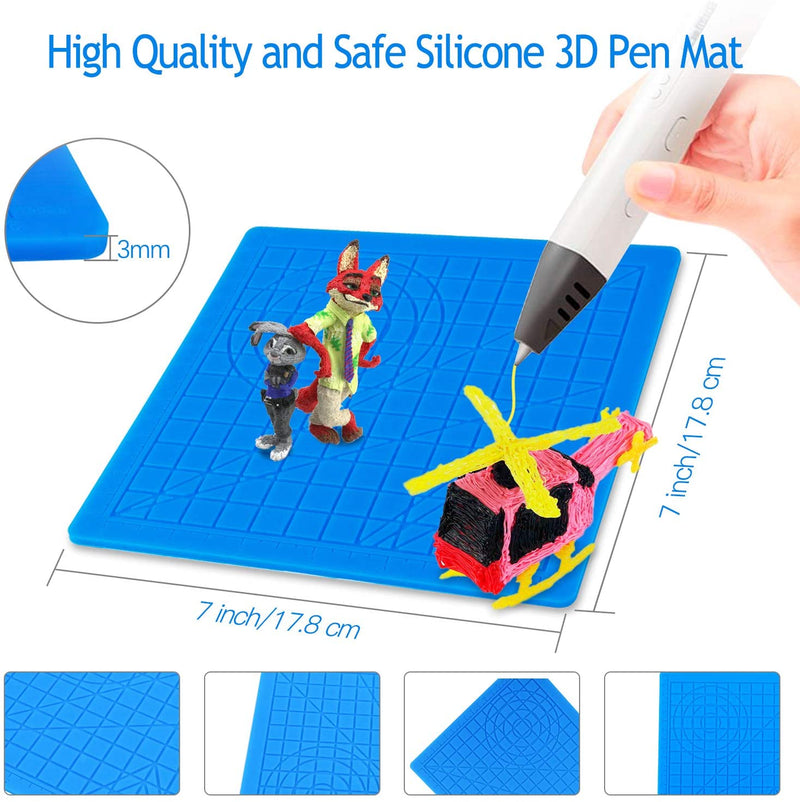 3D Pen Silicone Drawing Mat - 170 x 170 mm
