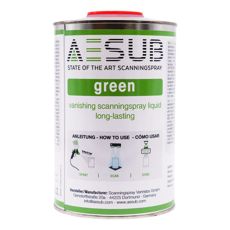 AESUB Green - Spray Gun Solution Scanning Spray - 1000 ml