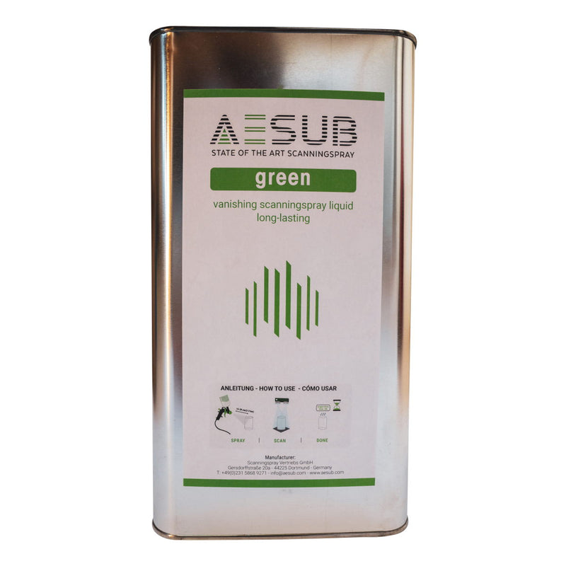 AESUB Green - Spray Gun Solution Scanning Spray - 5000 ml