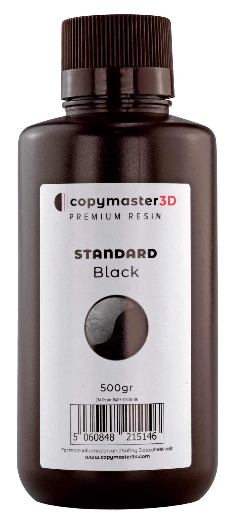 Copymaster3D Standard UV Resin - 500 ml - Black