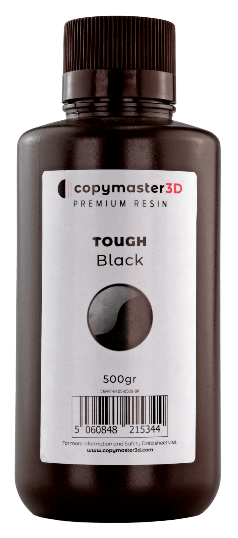 Copymaster3D Tough UV Resin - 500 ml - Black