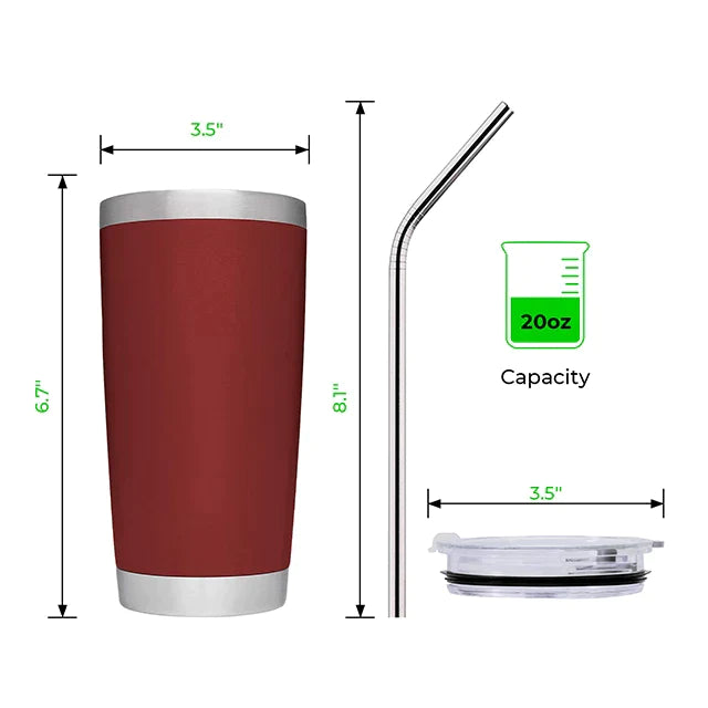 xTool Brick Red Stainless Steel Tumbler