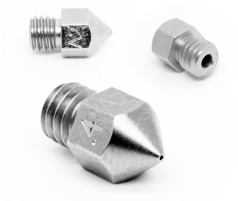 Micro Swiss - MK8 0,40mm Plated A2 Tool Steel Wear Resistant Nozzle