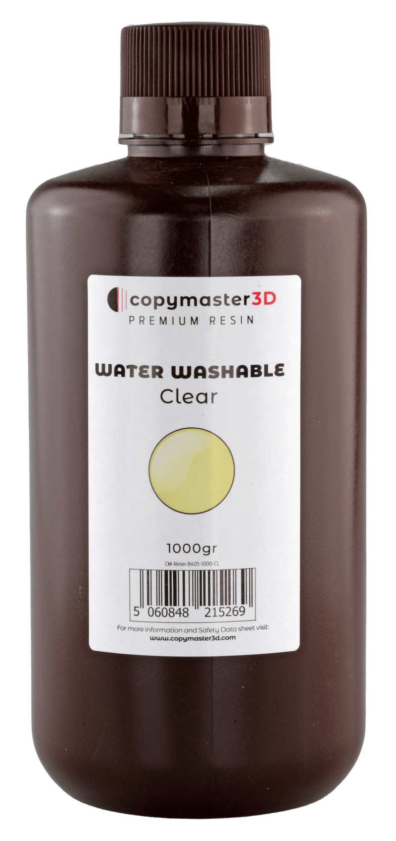 Copymaster3D Water Washable UV Resin - 1000 ml - Clear