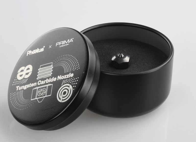 Phaetus x PrimaCreator MK10 Tungsten Carbide Nozzle with PTFE tube 0,6 mm - 1 pcs
