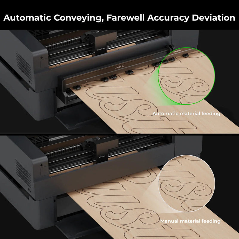 xTool P2 Automatic Conveyor Feeder